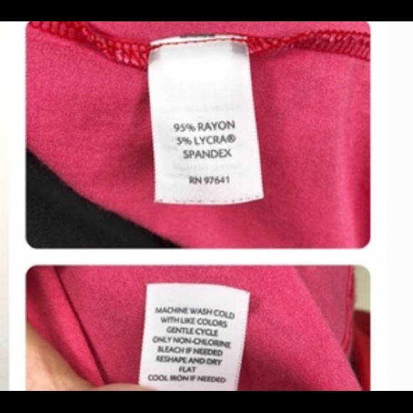 Red Pink & Black Color Block Tunic/Dress by J Jill - Picture 7 of 8